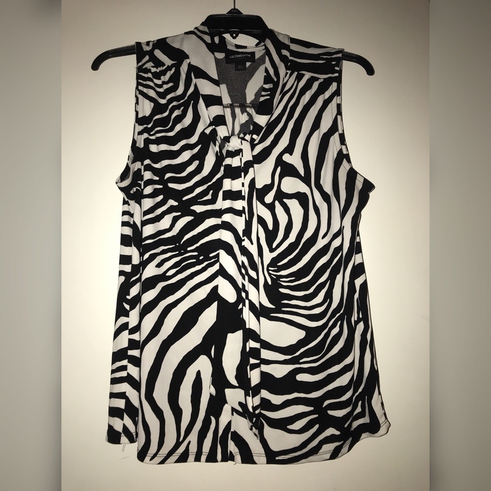 Zebra print blouse